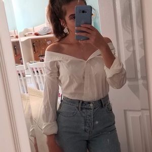 Off the shoulder blouse
